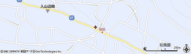 長野県松本市入山辺1581-1周辺の地図