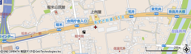 カギの救急車松本店周辺の地図
