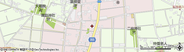 埼玉県深谷市血洗島153周辺の地図