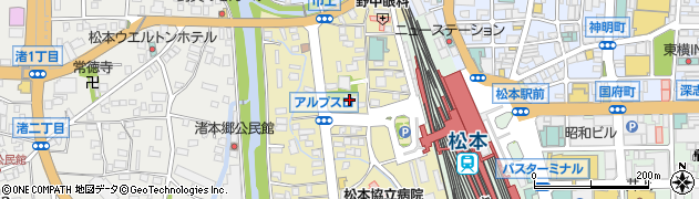 ディヤーナ松本周辺の地図
