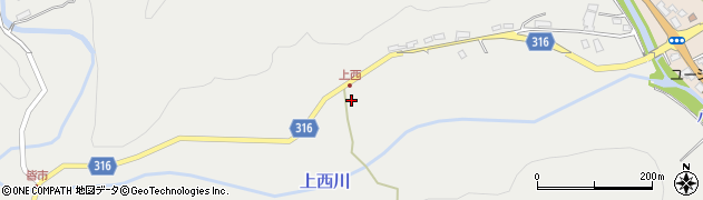 島根県隠岐の島町（隠岐郡）上西（中田）周辺の地図