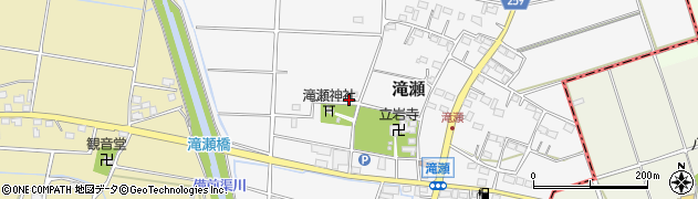 埼玉県本庄市滝瀬周辺の地図