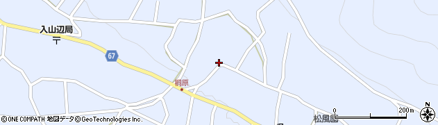 長野県松本市入山辺1558周辺の地図