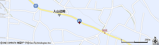 長野県松本市入山辺1325周辺の地図