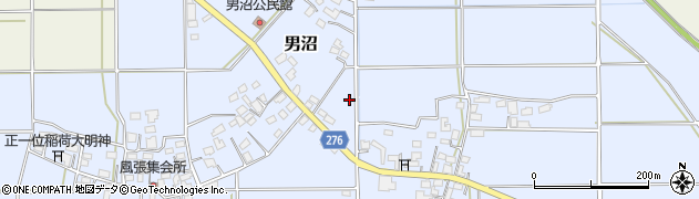 埼玉県熊谷市男沼周辺の地図
