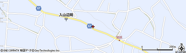 長野県松本市入山辺1592周辺の地図