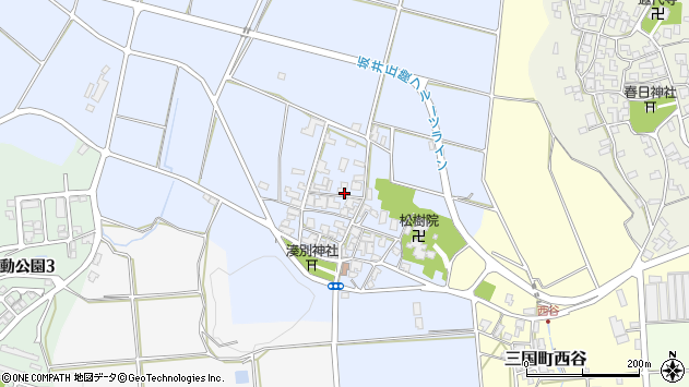 〒913-0051 福井県坂井市三国町嵩の地図