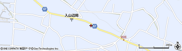 長野県松本市入山辺1320周辺の地図