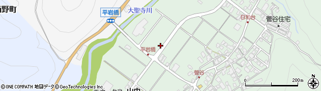 石川県加賀市山中温泉菅谷町（ハ）周辺の地図