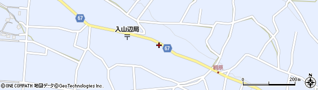長野県松本市入山辺1321周辺の地図