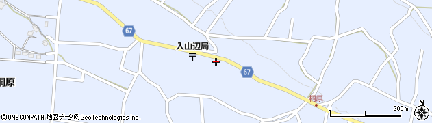 長野県松本市入山辺1317周辺の地図