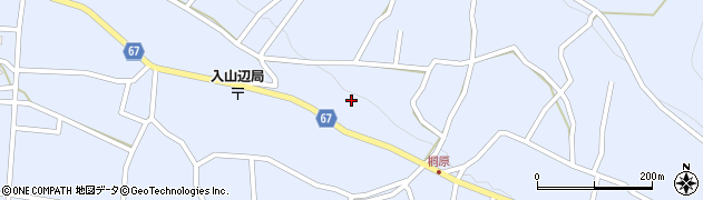 長野県松本市入山辺1596周辺の地図