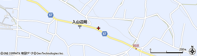 長野県松本市入山辺1601-1周辺の地図
