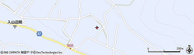 長野県松本市入山辺1917周辺の地図