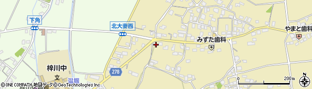長野県松本市梓川倭736周辺の地図