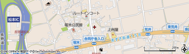 ティーシーメンテナンス株式会社　松本事業所周辺の地図