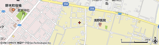 栃木県下都賀郡野木町南赤塚456周辺の地図