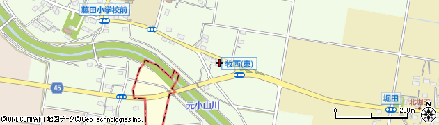 埼玉県本庄市牧西1047周辺の地図