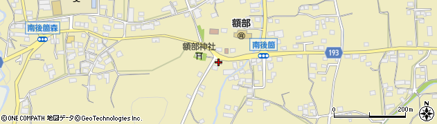 群馬県警察本部　富岡警察署南後箇駐在所周辺の地図