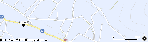 長野県松本市入山辺1890周辺の地図
