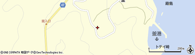 島根県隠岐郡隠岐の島町釜カス谷周辺の地図