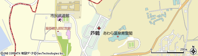 福井県あわら市芦鶴周辺の地図