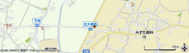 長野県松本市梓川倭710周辺の地図