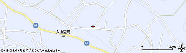 長野県松本市入山辺1720周辺の地図