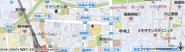 松本パルコ　４Ｆムラサキスポーツ周辺の地図