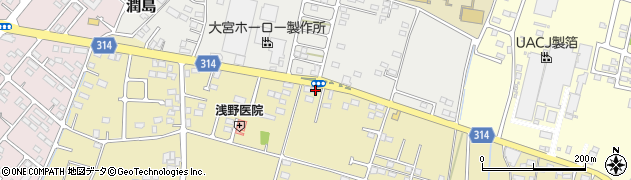 栃木県下都賀郡野木町南赤塚362周辺の地図