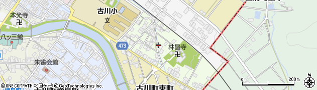 岐阜県飛騨市古川町片原町周辺の地図