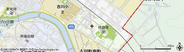 岐阜県飛騨市古川町片原町周辺の地図