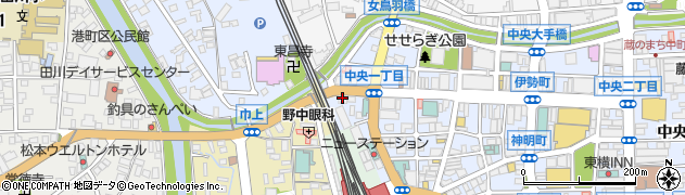 ダイダン株式会社松本営業所周辺の地図