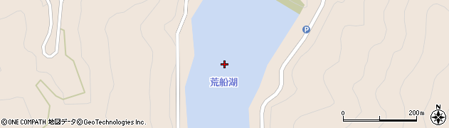 荒船湖周辺の地図