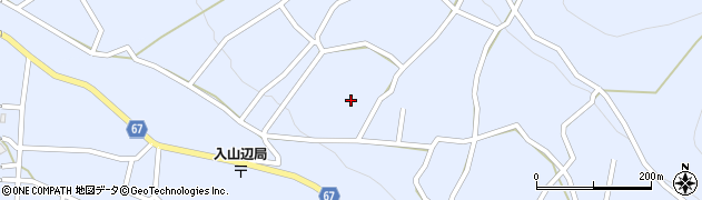 長野県松本市入山辺（西桐原）周辺の地図