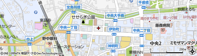 株式会社綜合キャリアトラストＳＡＫＵＲＡ　松本中央センター周辺の地図