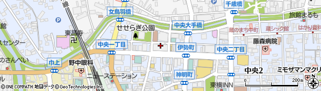 株式会社ながの東急百貨店　松本サテライトショップ周辺の地図