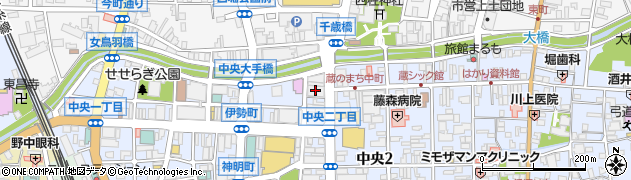 横浜幸銀信用組合松本支店周辺の地図