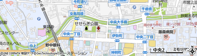 松本職業安定協会周辺の地図