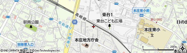 株式会社富士測量　本庄支店周辺の地図