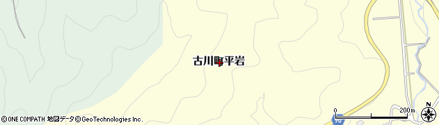 岐阜県飛騨市古川町平岩周辺の地図