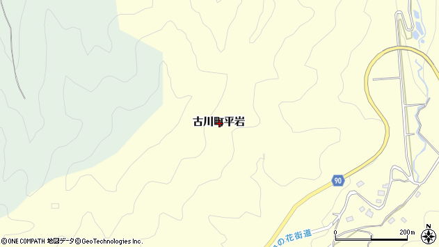 〒509-4264 岐阜県飛騨市古川町平岩の地図