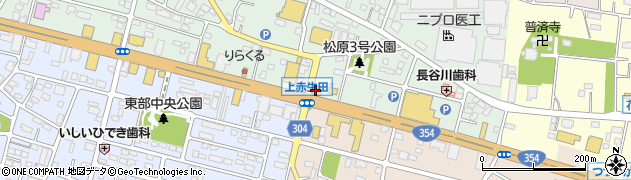 松屋 館林店周辺の地図