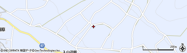 長野県松本市入山辺1707周辺の地図