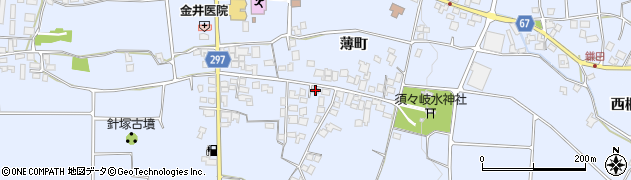 長野県松本市里山辺薄町2860周辺の地図