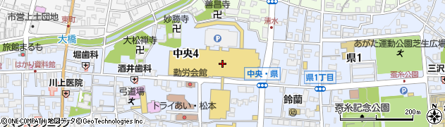 長野銀行イオンモール松本 ＡＴＭ周辺の地図