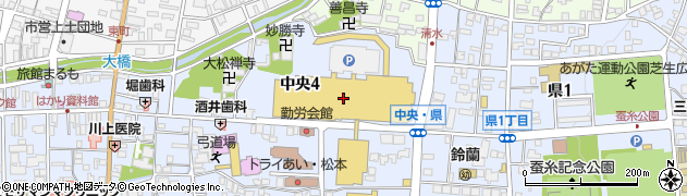chawan イオンモール松本店周辺の地図