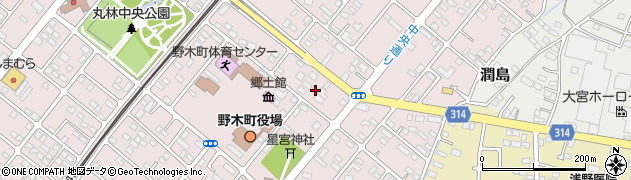 栃木県下都賀郡野木町丸林573周辺の地図