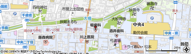 しんきん　中町支店周辺の地図