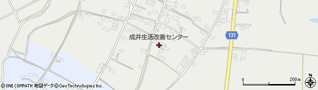 茨城県筑西市成井377周辺の地図